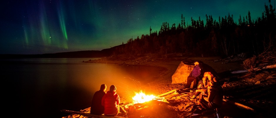 Northern Lights: When the over Eastern Québec