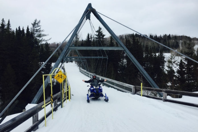 Snowmobile bridges