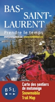 Bas-Saint-Laurent snowmobile trail map