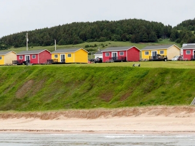 Chalets sur plage