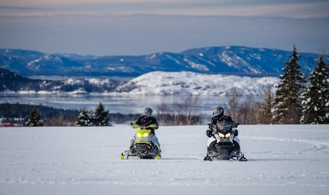 Snowmobiling