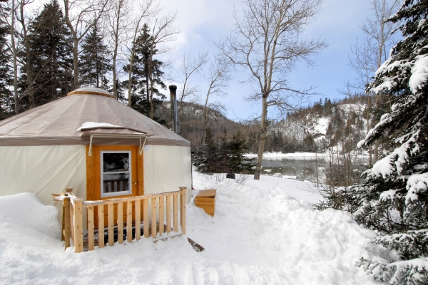 Winter Camping And Unusual Lodging Quebec Maritime