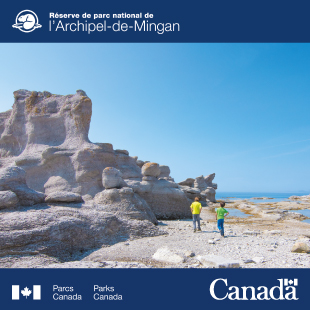 Monolithes dans la réserve de parc national de l’Archipel-de-Mingan