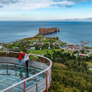 Plateforme suspendue du Géoparc Mondial UNESCO de Percé