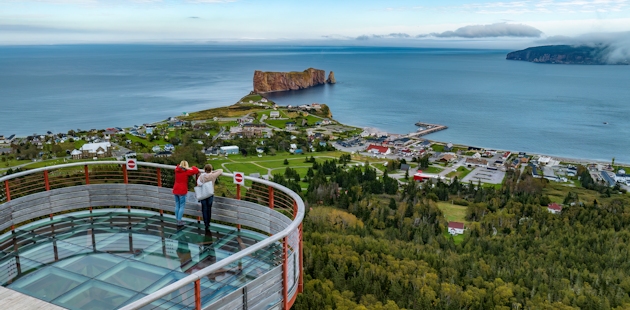 Plateforme suspendue du Géoparc Mondial UNESCO de Percé