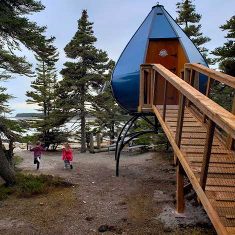 Ôasis dans la réserve de parc national de l’Archipel-de-Mingan