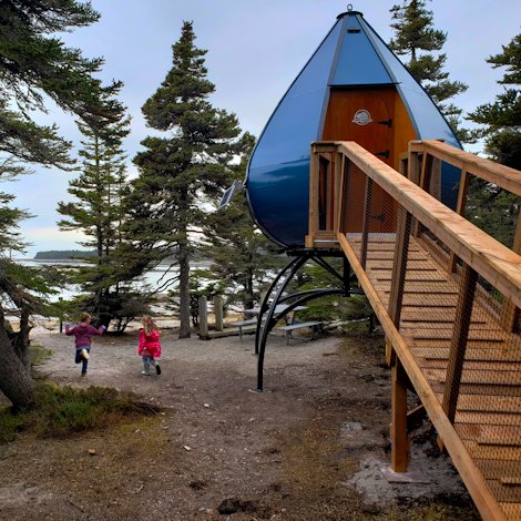 Hébergement Ôasis dans la réserve de parc national de l’Archipel-de-Mingan