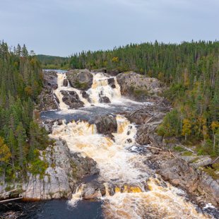 Chutes au Tonnerre, en Côte-Nord