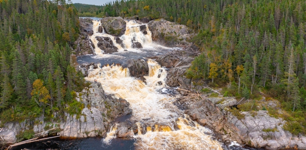 Chutes au Tonnerre, en Côte-Nord