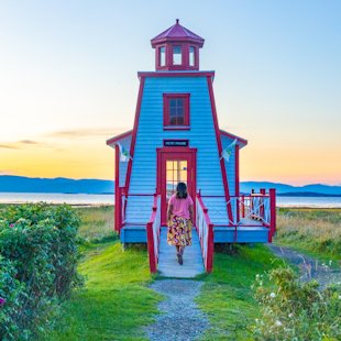 Petit phare de Saint-André-de-Kamouraska, au Bas-Saint-Laurent 