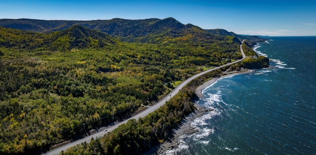 Route 132 en Gaspésie