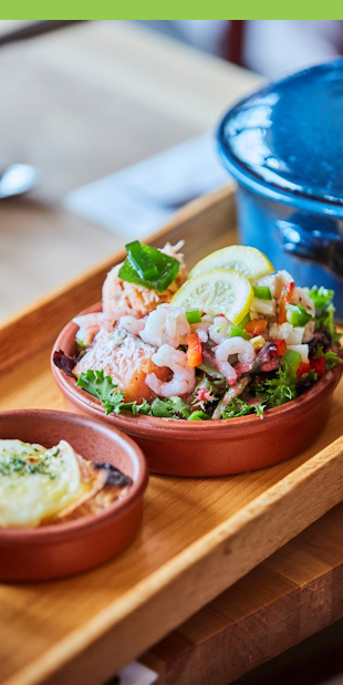 Assiette de fruits de mer à Tadoussac