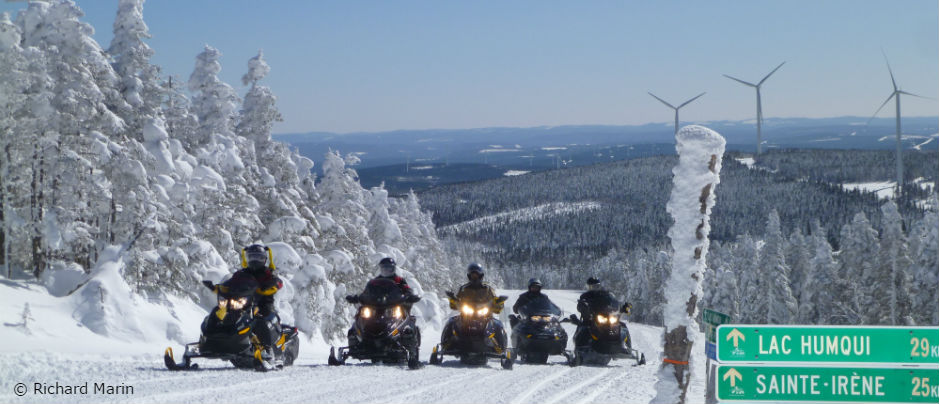 gaspe peninsula snowmobile tour