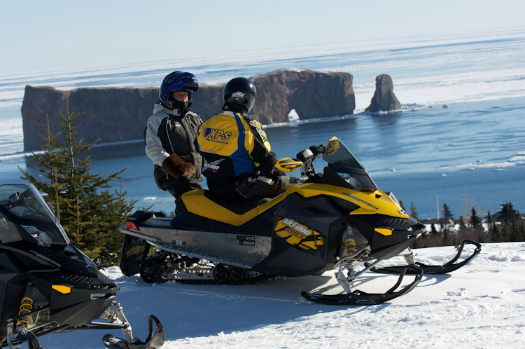 gaspe peninsula snowmobile tour